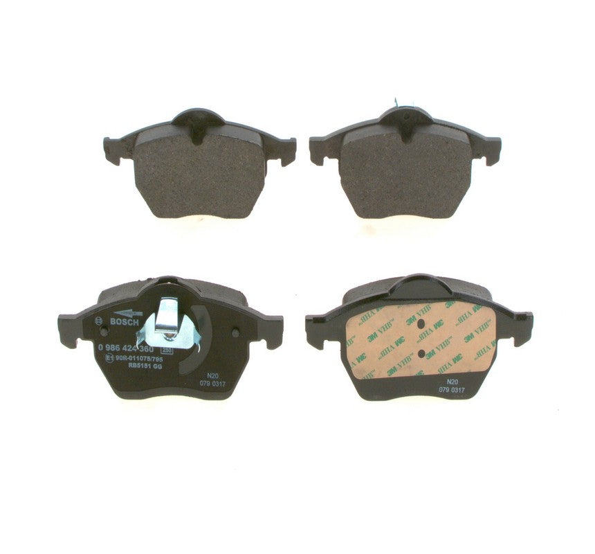 Opel Vectra 1.8 i 16 v caravan 9/2000 - 9/2003 92 kW Diskli fren balatası seti; ön