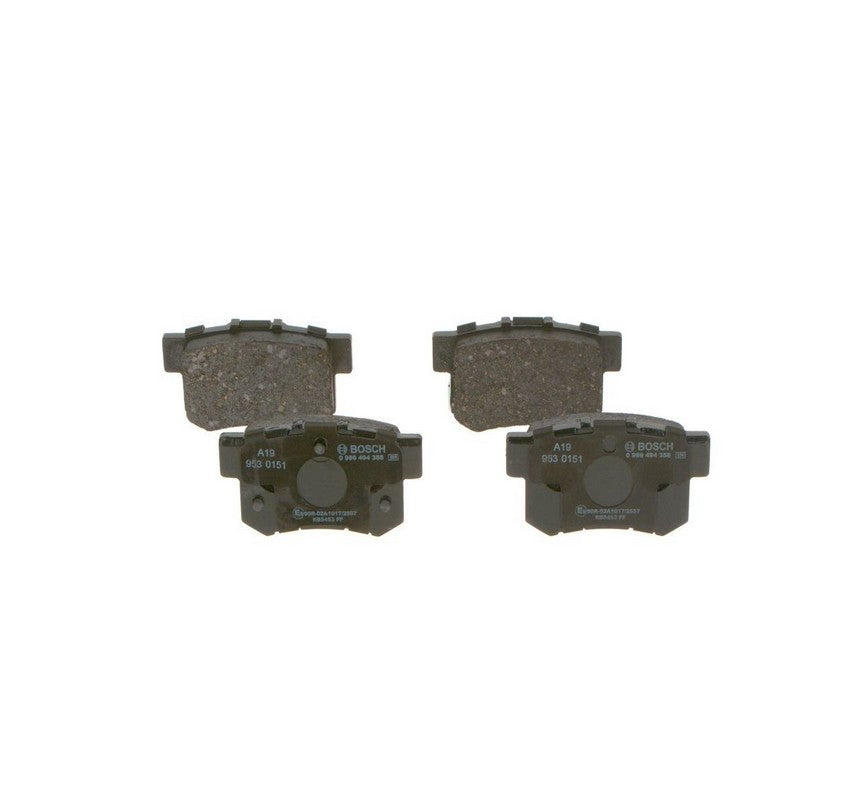 Suzuki SX4 1.6 vvt hatchback 9/2009 - 9/2016 88 kW Diskli fren balatası seti; arka