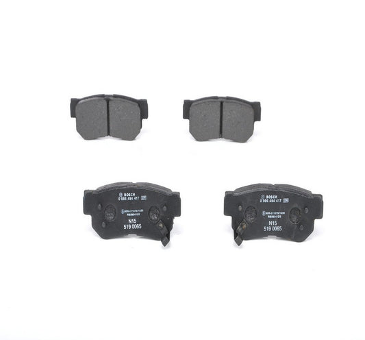 Hyundai Elantra 1.6 8/2006 - 6/2011 90 kW Diskli fren balatası seti; arka