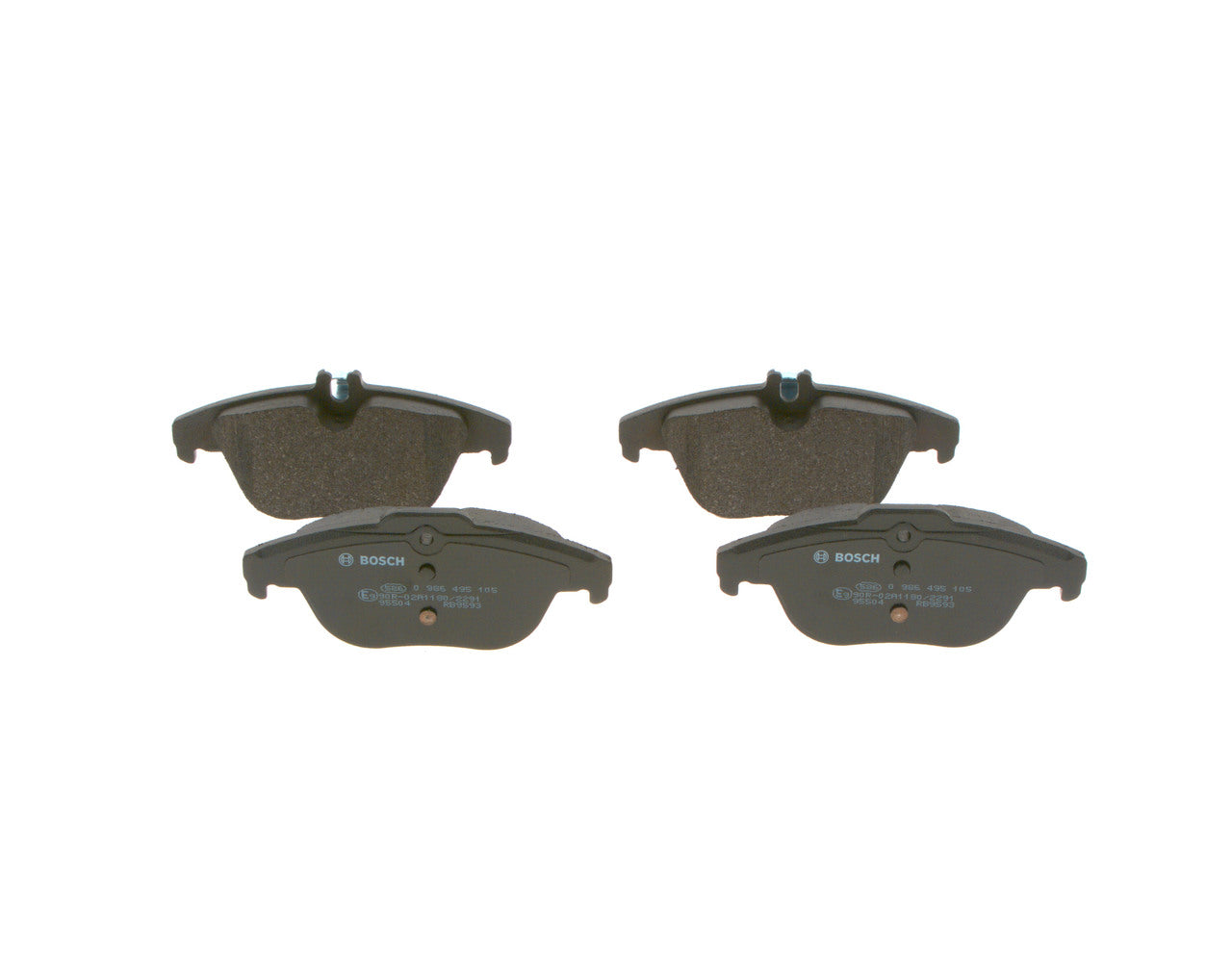 Mercedes-Benz C Serisi c 200 kompressor 1/2008 - 3/2010 131 kW Diskli fren balatası seti; arka