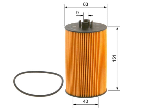 Bosch 09864B7002 Yağ Filtresi