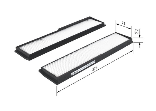 Bosch 1987432051 Standart Polen Filtresi