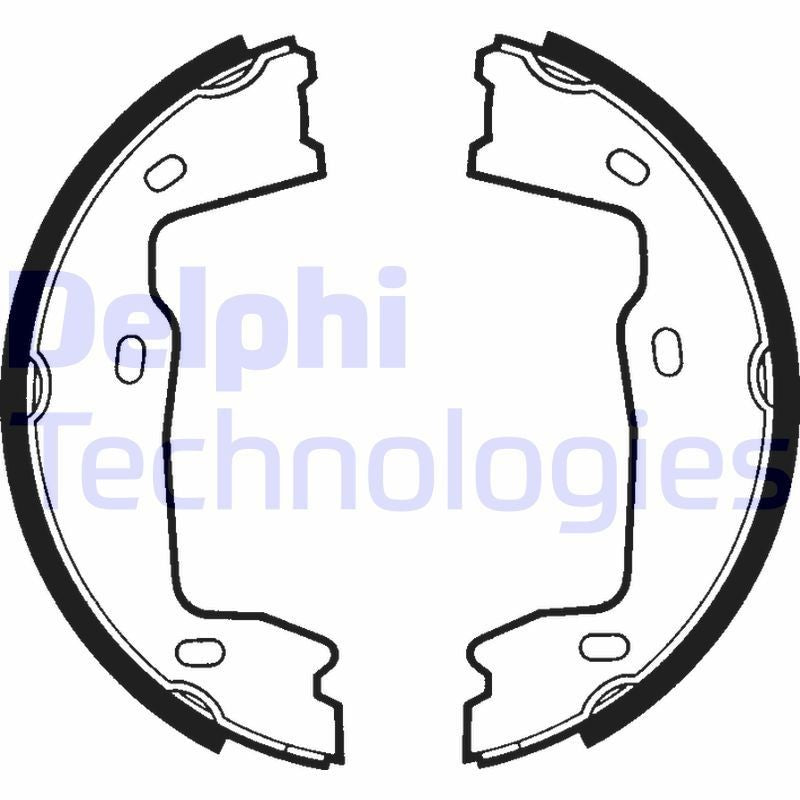 Delphi LS1381 Fren Pabuçları Arka Takım