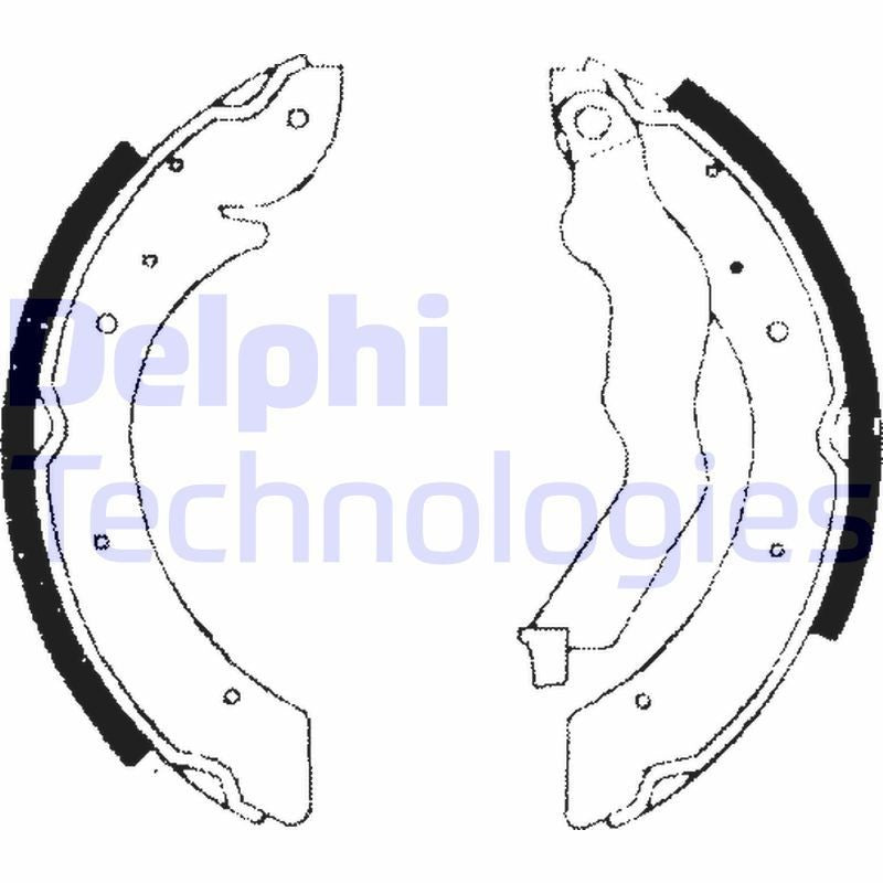 Delphi LS1714 Fren Pabuçları Arka Takım