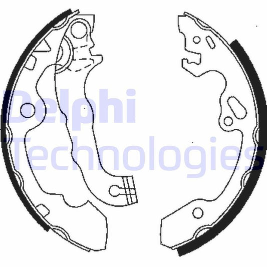 Delphi LS1850 Fren Pabuçları Takım