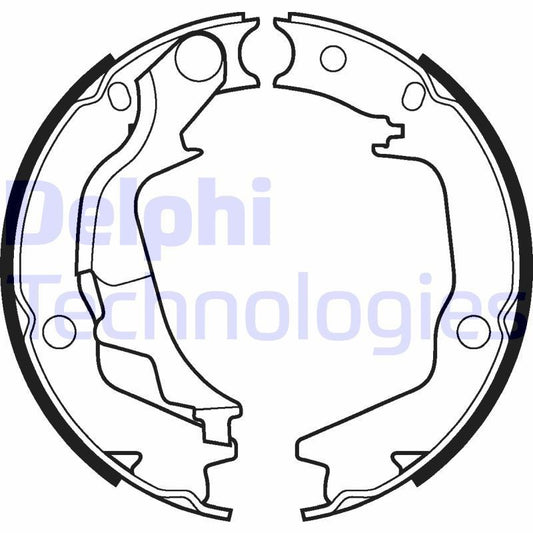 Delphi LS2042 Fren Pabuçları Takım
