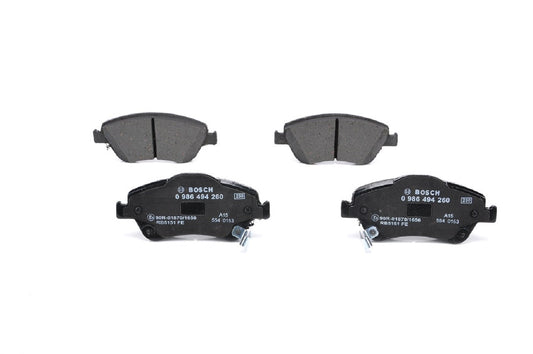 Toyota Auris 1.8 vvt-i hsd 6/2010 - 10/2012 73.0 - 100.0 kW Diskli fren balatası seti; ön