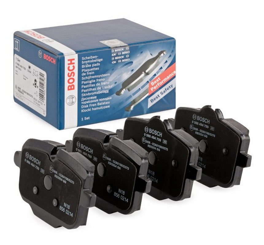 Bmw 5 Serisi activehybrid 5 12/2011 - 10/2016 225.0 - 250.0 kW Diskli fren balatası seti; arka
