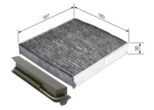 Dacia Duster 1.6 5/2015 - 5/2018 80 kW Karbonlu Polen Filtresi
