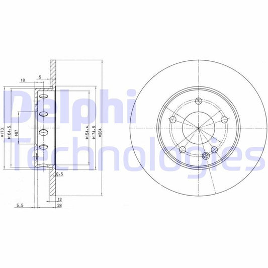Delphi BG2769 Fren Diski Ön 2 Adet
