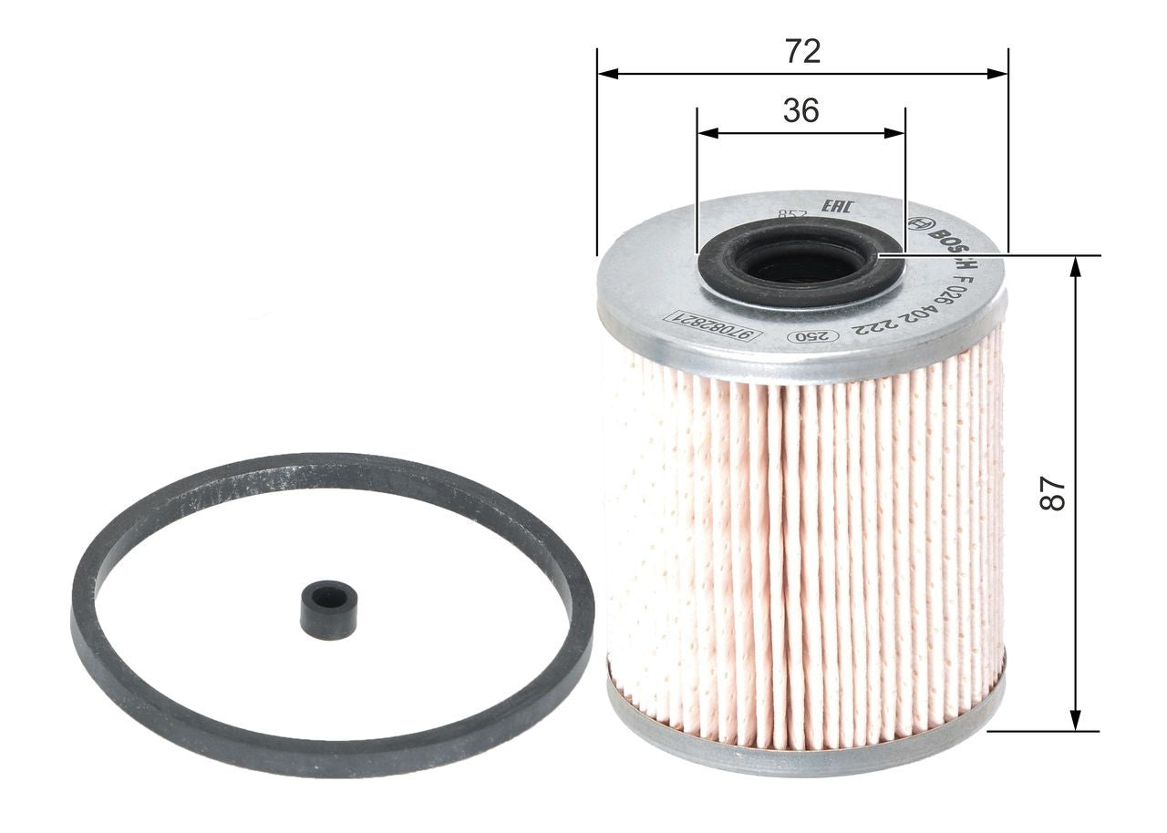 Renault Master 2.3 dci 16v 3/2012 - Devam ediyor 96 kW Yakıt Filtresi