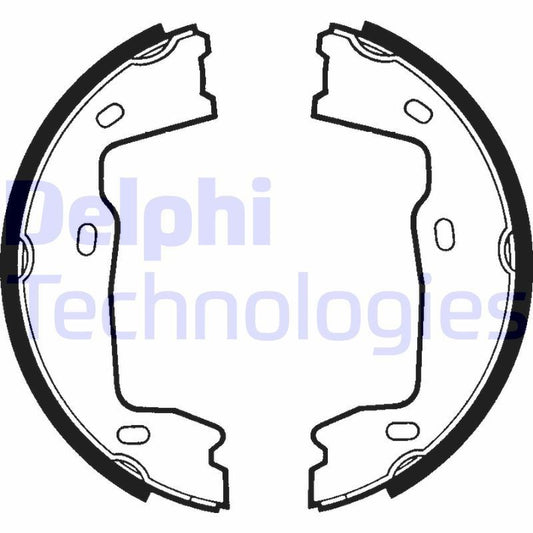 Delphi LS1381 Fren Pabuçları Arka Takım