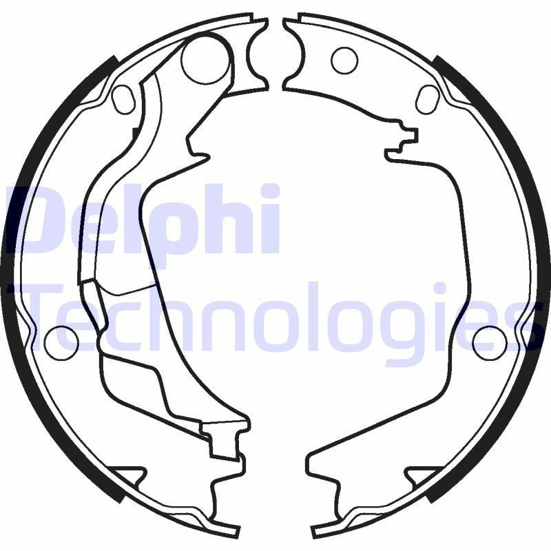 Delphi LS2042 Fren Pabuçları  Takım